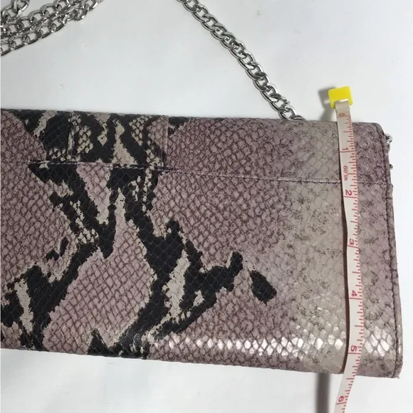 Marina Rinaldi Snakeskin Crossbody Clutch Bag - Picture 14 of 15